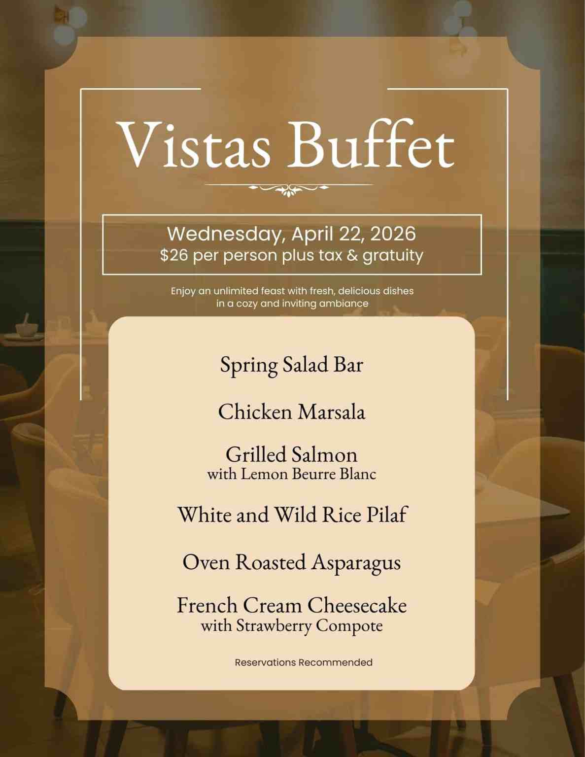 04.22.2026 Vistas Buffet
