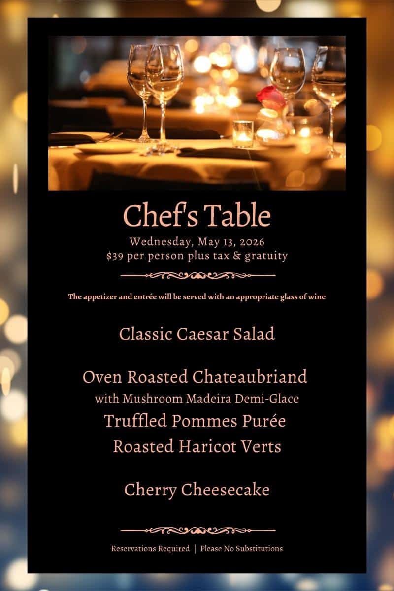 Chef Table 05.13.2026